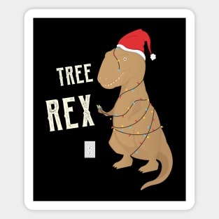 Christmas Tree Rex Magnet